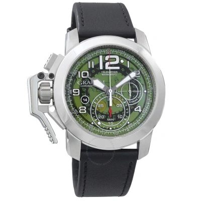Graham Chronofighter Chronograph Green Skeleton Dial Automatic Men's Watch 2ccas.g03a In Green / Skeleton