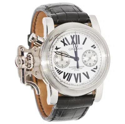 Pre-owned Graham Chronofighter Chronograph Platinum Limited, One Of 50, Automatic In Multi