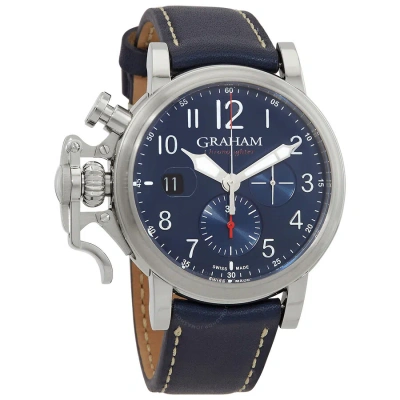 Graham Chronofighter Grand Vintage Automatic Blue Dial Men's Watch 2cvds.u18a
