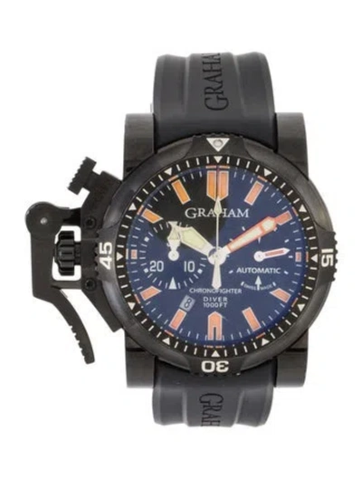 Pre-owned Graham Chronofighter Oversize Diver Watch In Multi