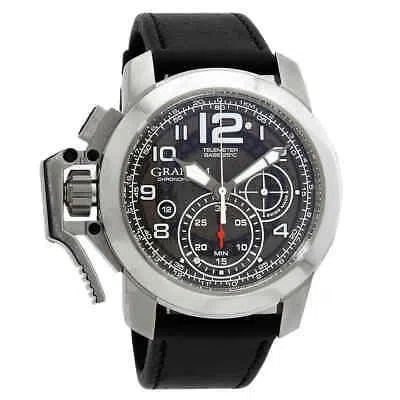 Pre-owned Graham Chronofighter Oversize Target Chronograph Black Skeleton Dial Automatic