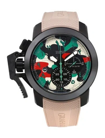 Pre-owned Graham Chronofighter Oversize Watch In Multi