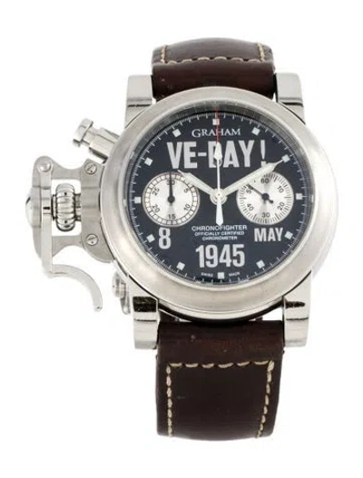 Pre-owned Graham Chronofighter Ve-day 1945 Tribute Watch In Multi