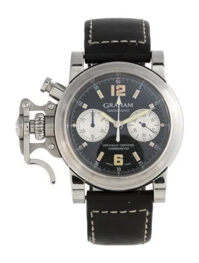 Pre-owned Graham Chronofighter Watch In Multicolor