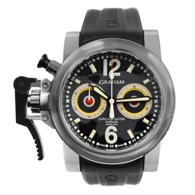 Graham Chronofighter Oversize Overlord Chronograph Automatic Black Dial Men's Watch 125638