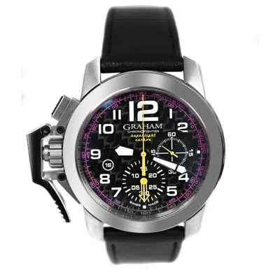 Graham Chronofighter Superlight Carbon Chronograph Automatic Black Dial Men's Watch 2ccas.