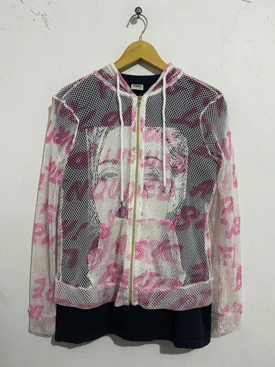 Pre-owned Grailed Bindingofferask-japan Fishnet Poem Like Junya Watanabe In Pink