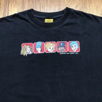 Pre-owned Grailed Carpet Company Turnstile Glow On Tee In Black