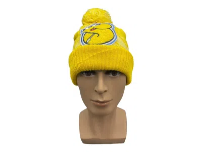 Pre-owned Grailed Cartoon Big Logo Beanie Hats In Yellow