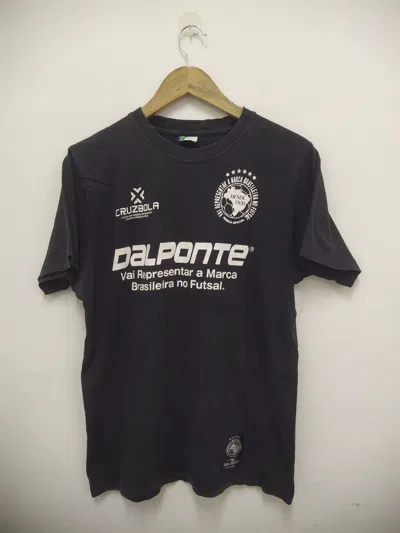 Pre-owned Grailed Dalponte Brasil Futsal Casual Shirt In Black