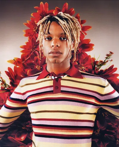 Pre-owned Grailed Ds! Ss22 Lukhanyo Mding Multicolor Wool Sweater