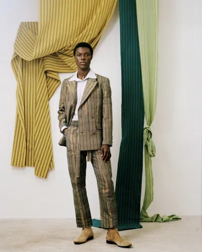 Pre-owned Grailed Ds! Ss22 Lukhanyo Mdingi Cabes Transfuse Casual Pants In Multi