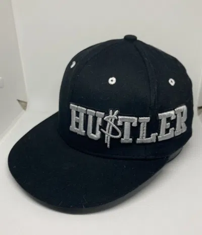 Pre-owned Grailed Hustler Fullcap Snapback In Black