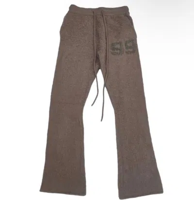 Pre-owned Grailed Mohair Flare Pants Brainwashed In Brown