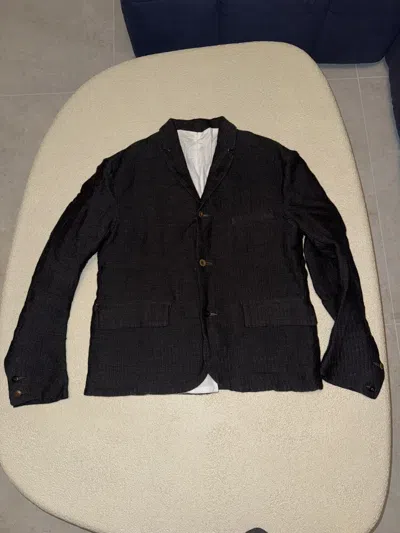 Pre-owned Grailed Nosapluna 3 Button Jacket + Trousers In Black