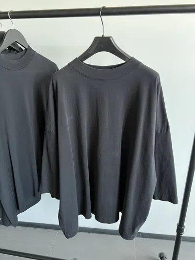 Pre-owned Grailed Oversized Blank Tee In Black