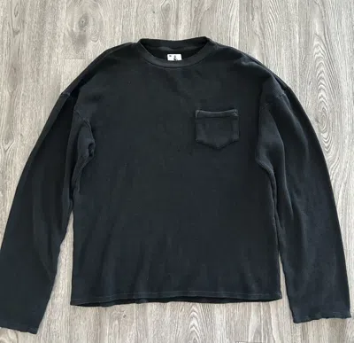 Pre-owned Grailed Pinup Rags Thermal In Black