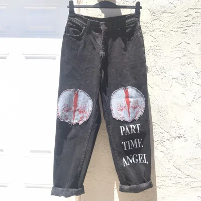 Pre-owned Grailed Problem6oy Skoot Ayanami Angel Denim Og In Black