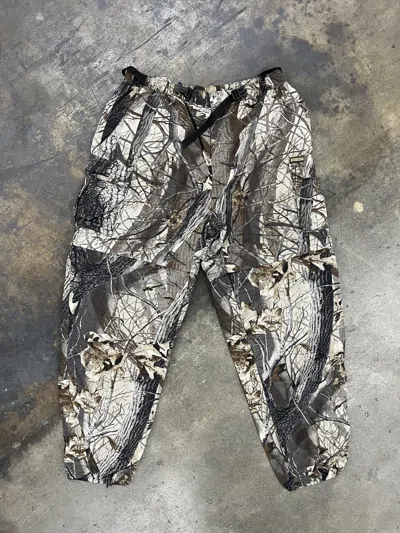 Pre-owned Grailed Remington Real Tree Hardwood Zip Off Cargo Pants (stretch Waist) In Green