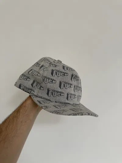 Pre-owned Grailed Ss10 Supreme X Art R.crumb Fuck Cap In White