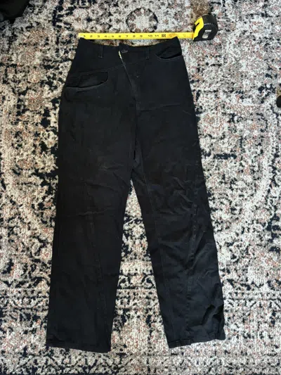 Pre-owned Grailed Undercover Unique Design Pants (dyed Black) In Multi