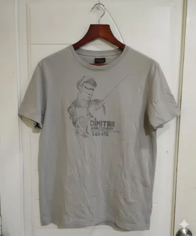 Pre-owned Grailed Vtg Pull & Bear Xdye Eastern Graphic Dimitri Kabalinsky Art In Sand