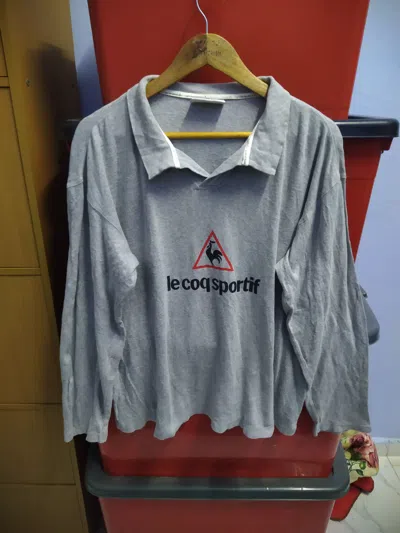 Pre-owned Grailed X Le Coq Sportif Sweatshirt Spell Out