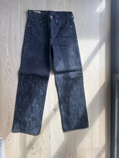 Pre-owned Grailed Yuremane Uniform Denim Indigo In Blue