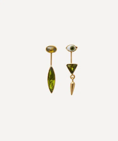 Grainne Morton 18ct Gold-plated Detachable Victorian Drop Earrings