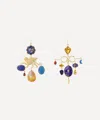 Grainne Morton Gold-plated Serpent And Lion Balance Drop Earrings In Gold