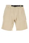 Gramicci Beige Cotton Ridge Bermuda Shorts
