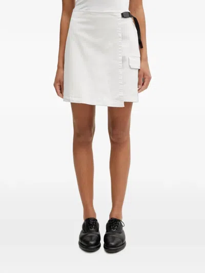 Gramicci Belted Cargo Mini Skirt In White