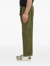 Gramicci Belted Cargo Trousers In Green