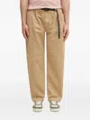 Gramicci Belted Cargo Trousers In Green