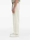 Gramicci Belted Elasticated-waist Trousers In White