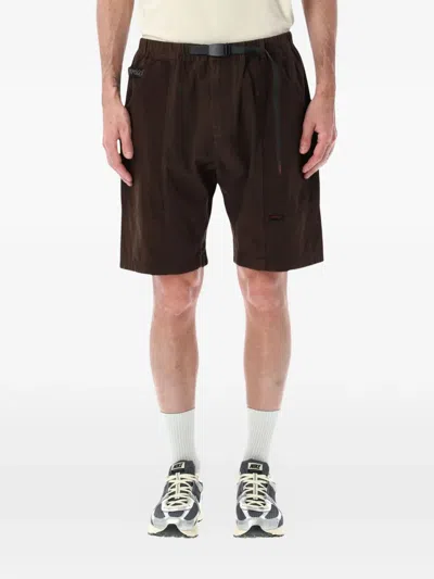 Gramicci Belted Shorts In Brown