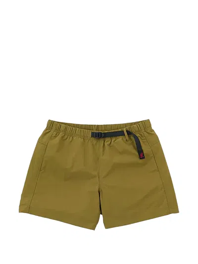 Gramicci Belted Shorts In Green