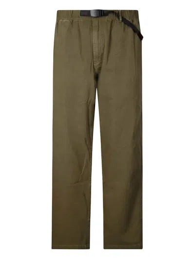 Gramicci Belted Trousers In Green