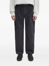 Gramicci Belted Trousers In Blue
