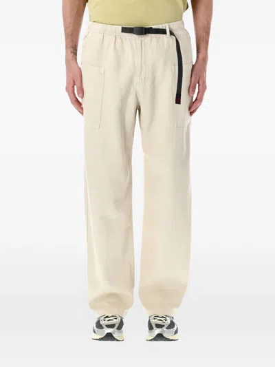 Gramicci Belted Trousers In Neutral