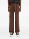 Gramicci Belted-waist Trousers In Brown