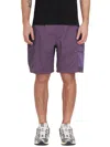 Gramicci Patchwork Cargo Shorts In Purple