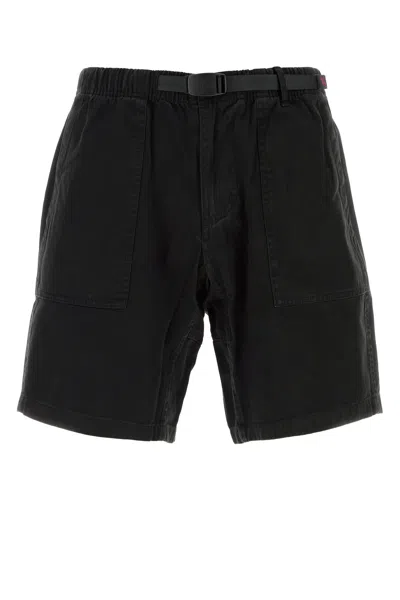 GRAMICCI BLACK COTTON RIDGE BERMUDA SHORTS