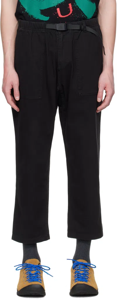 Gramicci Black Loose Tapered Trousers