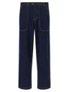 Gramicci Japanese Slub Denim Pant Clothing In Blue