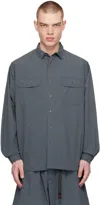 Gramicci Blue Stance Shirt In Slate Blue