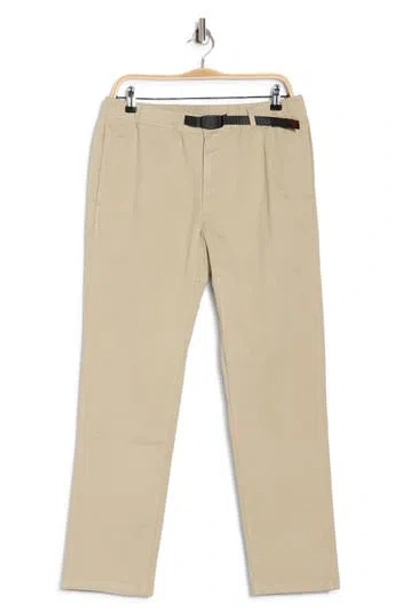 Gramicci Buckle Straight Leg Jeans In Neutral