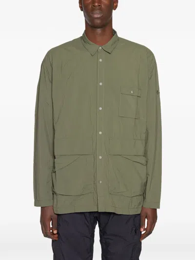 Gramicci Buttoned Pocket Shirt In Green