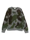 Gramicci Camouflage-pattern Sweater In Gray