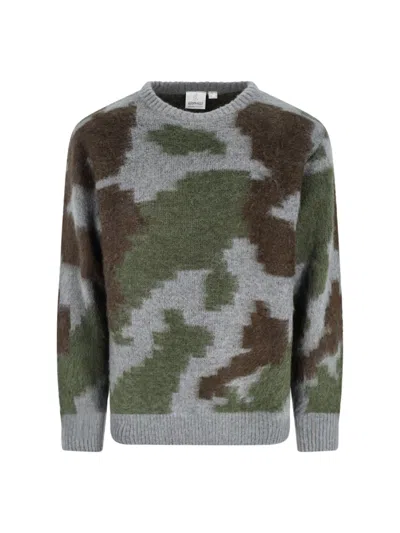 Gramicci Camouflage Sweater In Green